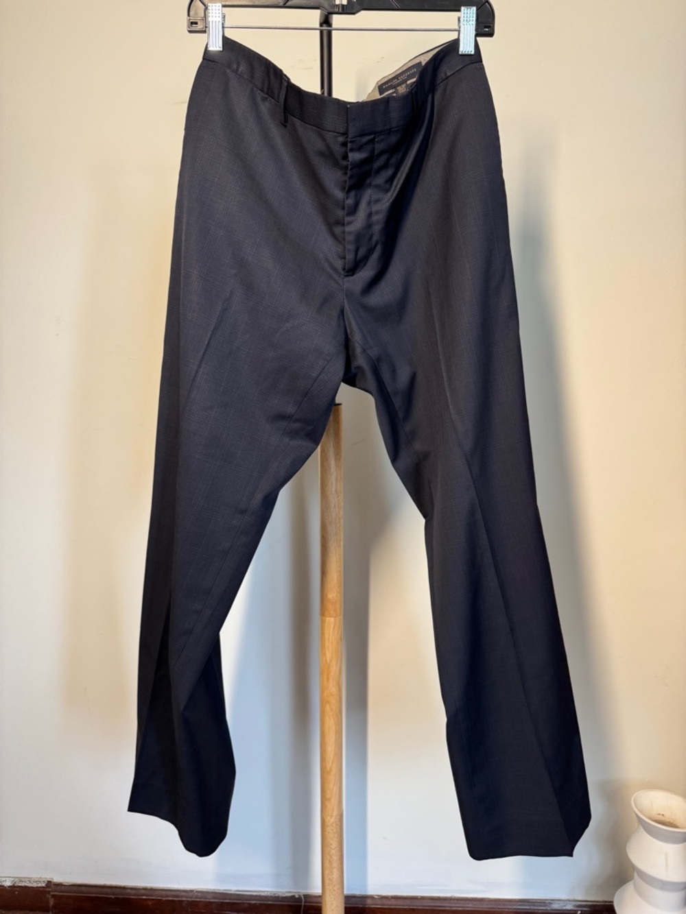 Banana Republic Navy Pinstripe Dress Pants